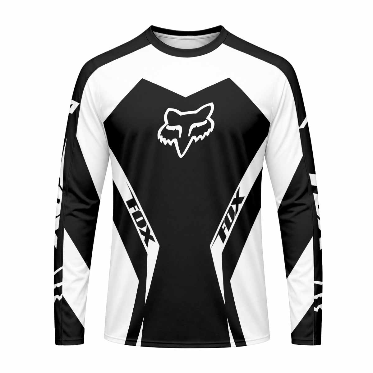 Fox Blackout Factory Long Sleeve Mountain Bike Jersey