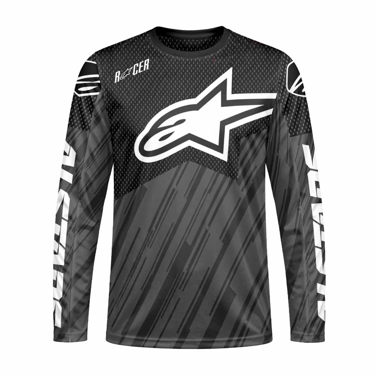 Alpinestars Stealth Linear Graphic Long Sleeve Motocross Jersey