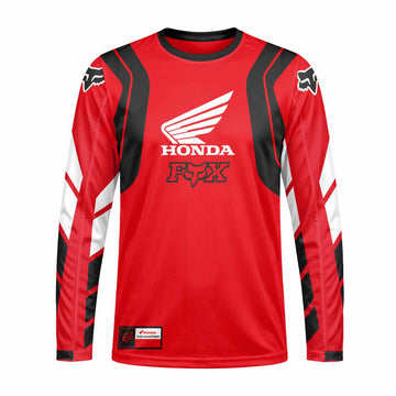 Vintage Honda Fox Racing Long Sleeve Motocross Jersey