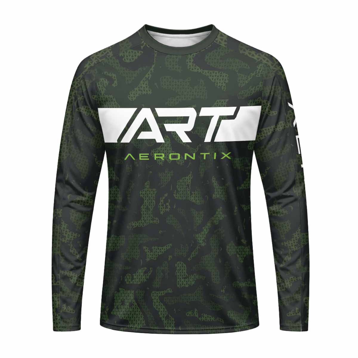 AERONTIX Covert Ops Camo Long Sleeve Mountain Bike Jersey