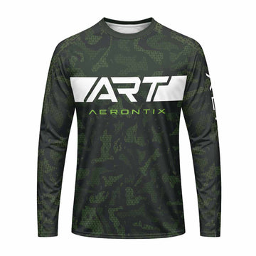 AERONTIX Covert Ops Camo Long Sleeve Mountain Bike Jersey