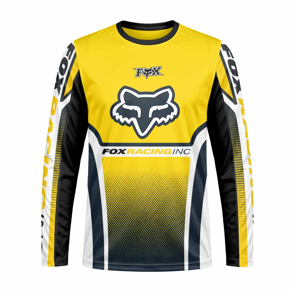 Vintage 90s Fox Racing Long Sleeve Motocross Jersey