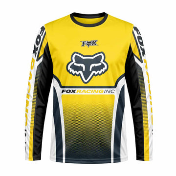 Vintage 90s Fox Racing Long Sleeve Motocross Jersey