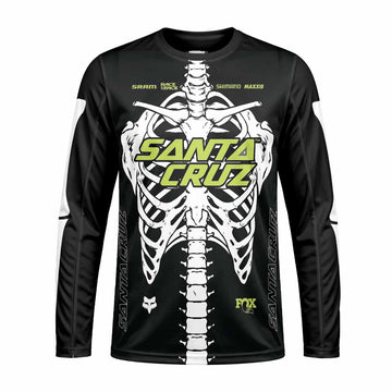 Santa Cruz Skeleton Long Sleeve Mountain Bike Jersey