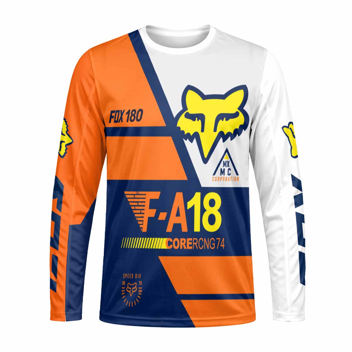 Fox 180 Long Sleeve Motocross Jersey