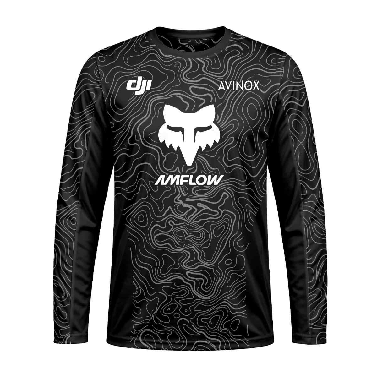 AMFLOW DJI Avinox Long Sleeve Mountain Bike Jersey