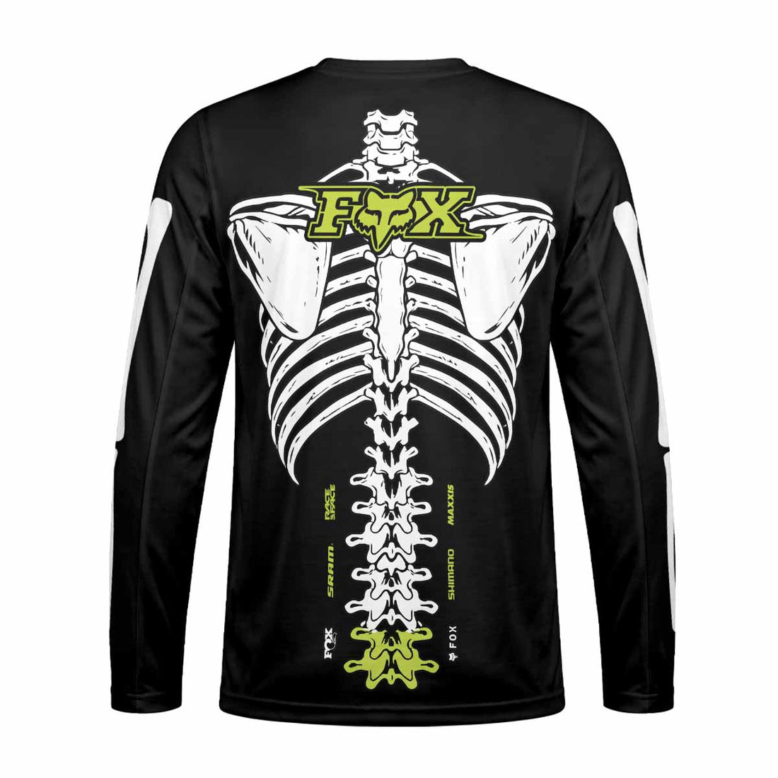 Santa Cruz Skeleton Long Sleeve Mountain Bike Jersey