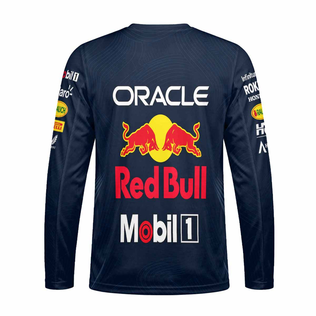 Oracle Red Bull Racing Navy Blue Long Sleeve Motocross Jersey