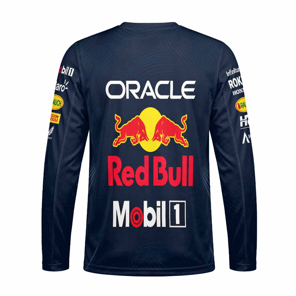 Oracle Red Bull Racing Navy Blue Long Sleeve Motocross Jersey