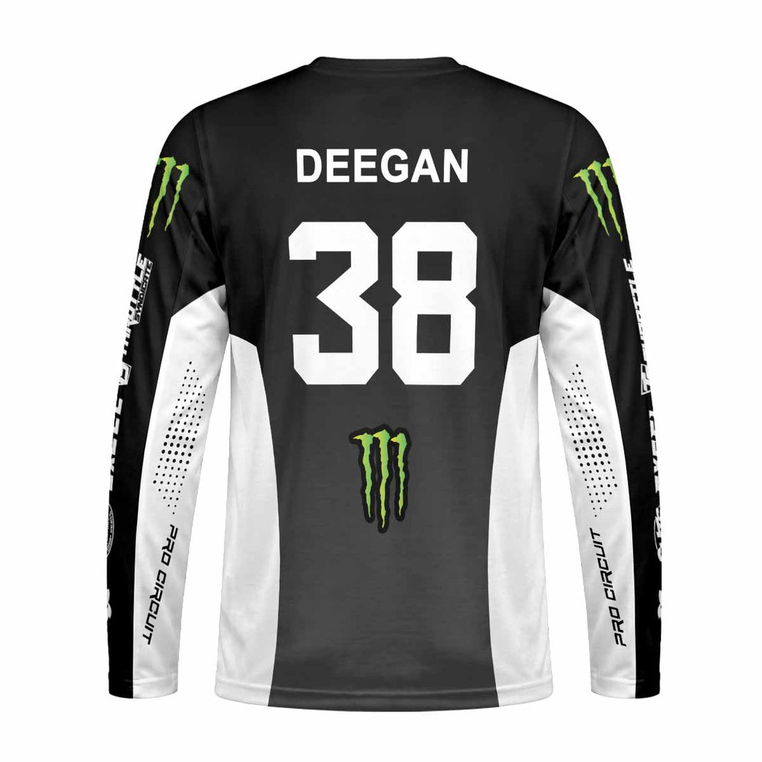 Monster Kawasaki Long Sleeve Motocross Jersey