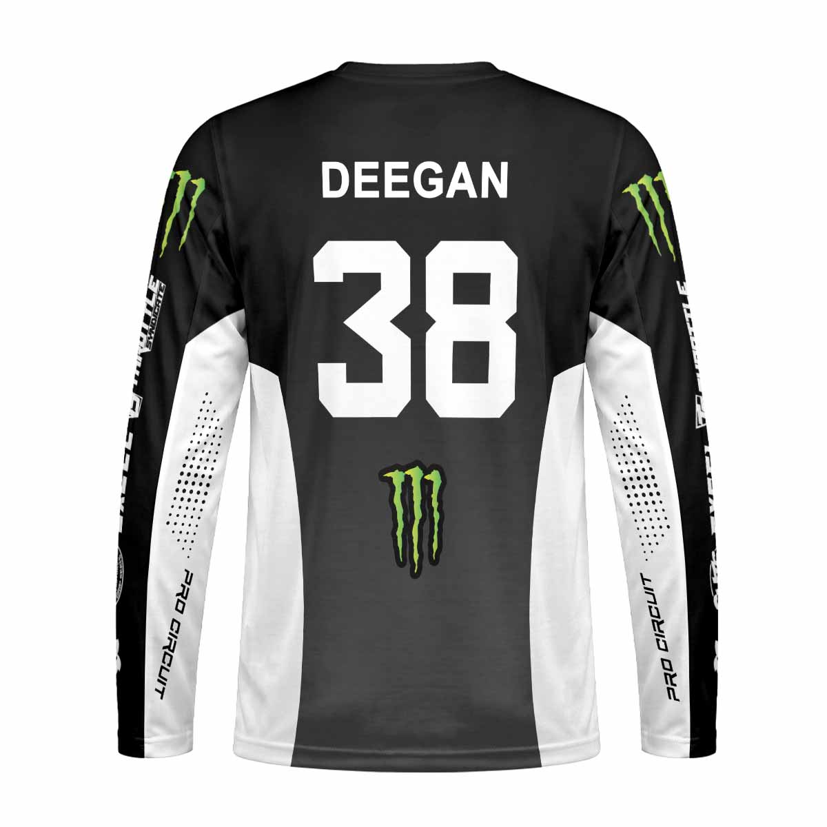 Monster Kawasaki Long Sleeve Motocross Jersey
