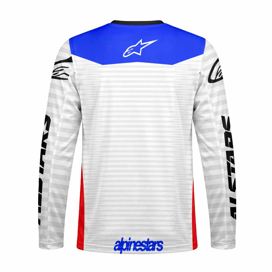 Racing Color Block Long Sleeve Mountain Bike Jersey