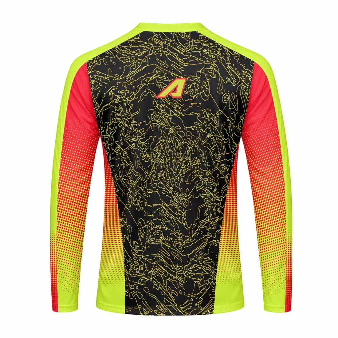 AERONTIX Hazard Topo Long Sleeve Mountain Bike Jersey