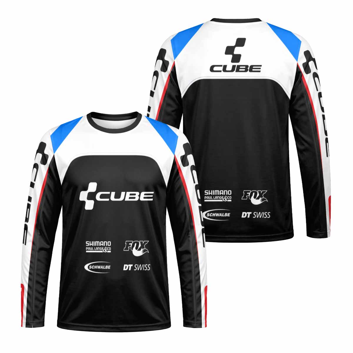 CUBE Fox Race Pilot Long Sleeve Motocross Jersey