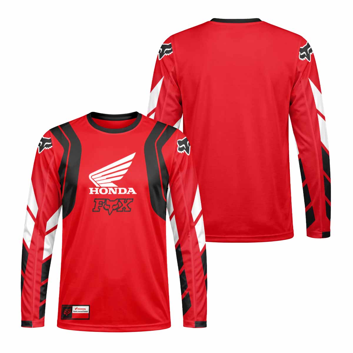 Vintage Honda Fox Racing Long Sleeve Motocross Jersey