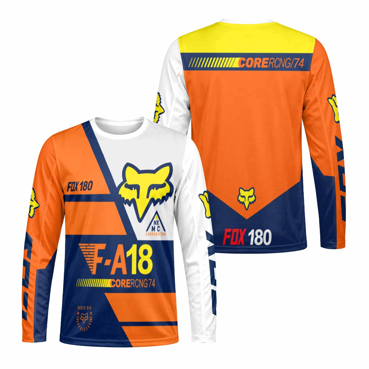 Fox 180 Long Sleeve Motocross Jersey