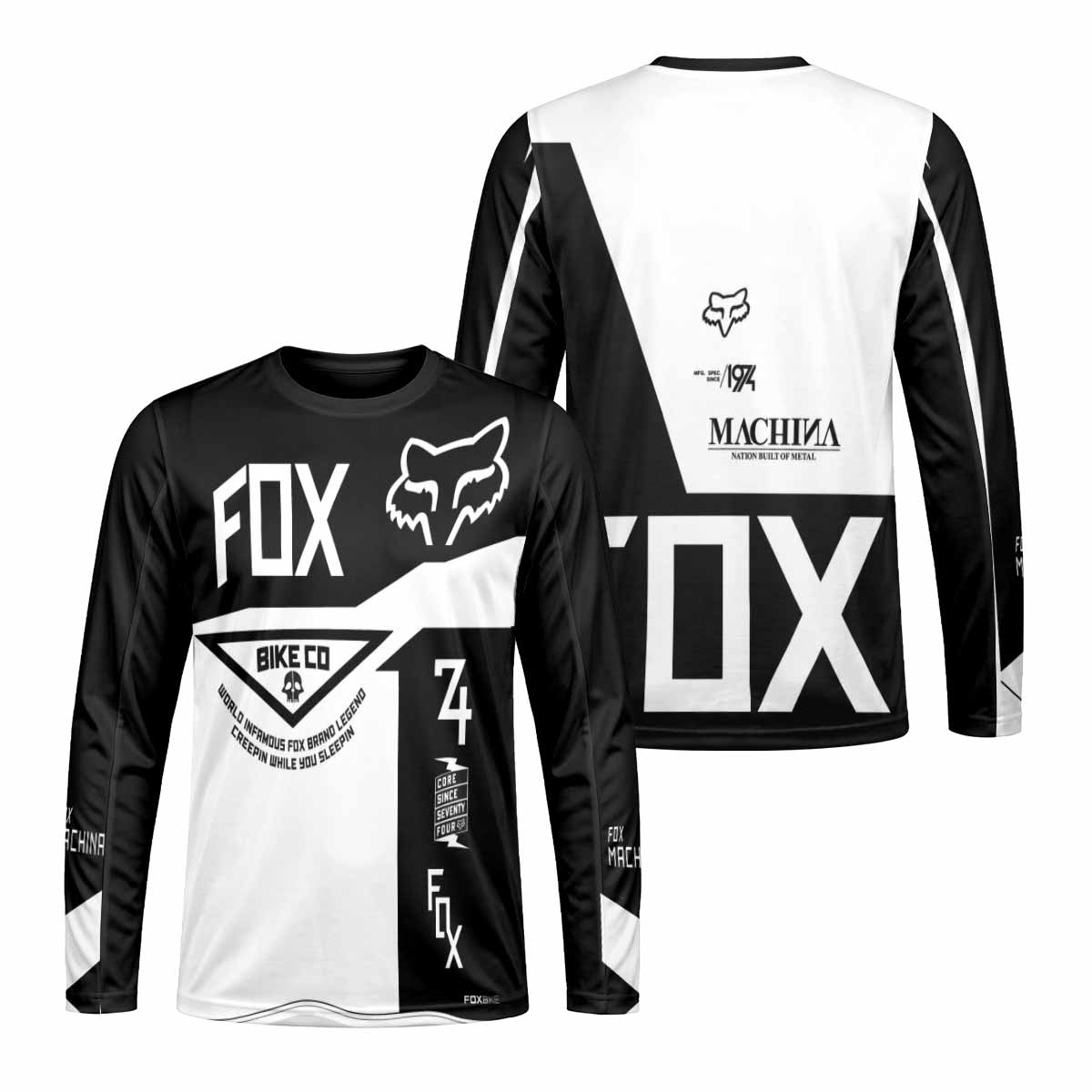 FOX 360 Machina Long Sleeve Mountain Bike Jersey