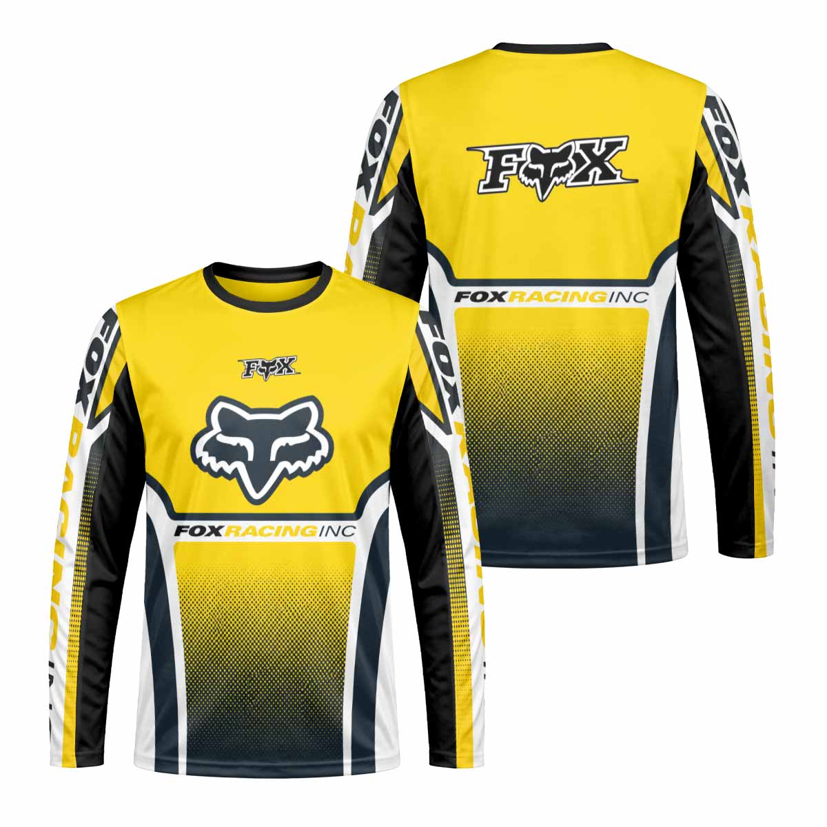 Vintage 90s Fox Racing Long Sleeve Motocross Jersey