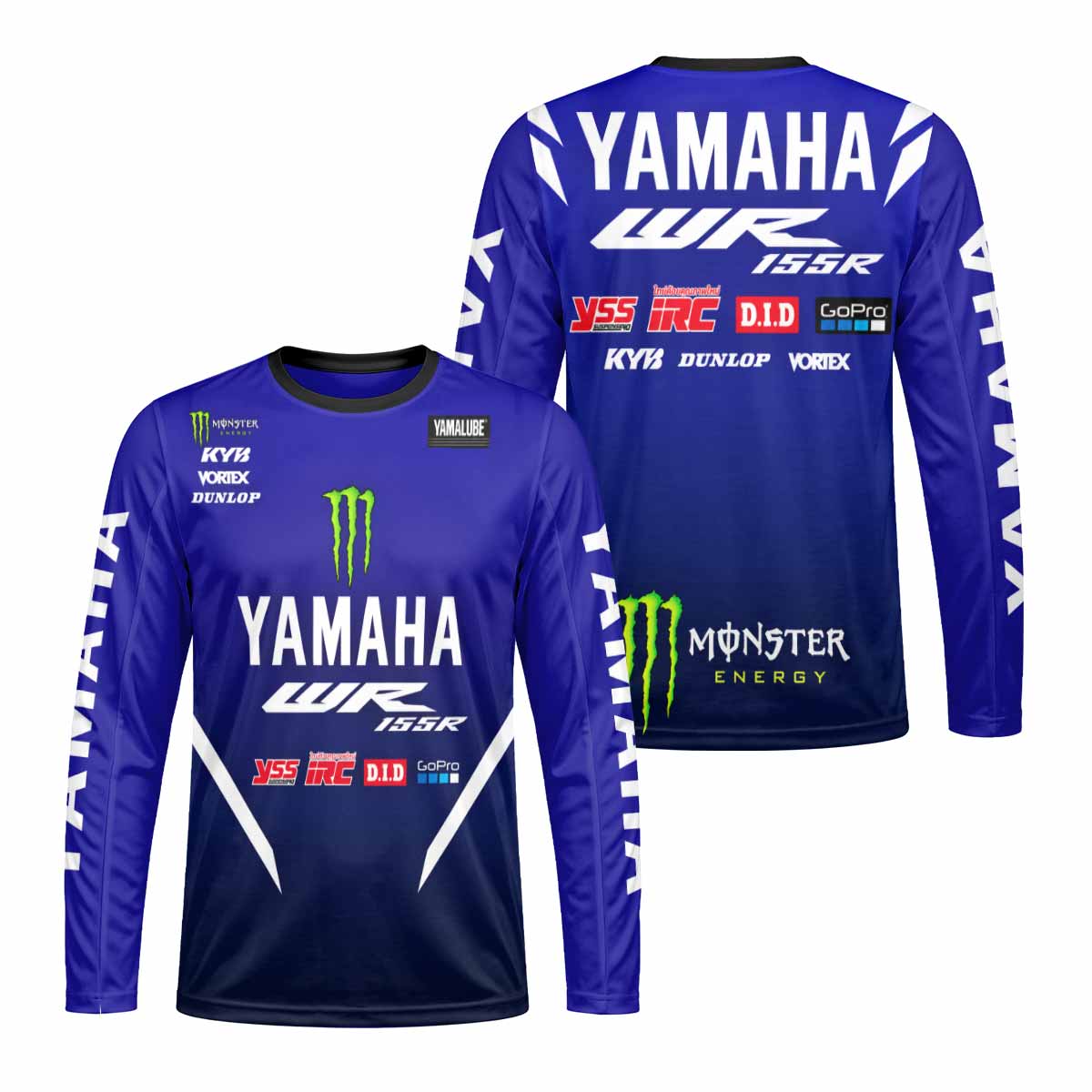 Yamaha WR 155R Monster Energy Long Sleeve Motocross Jersey