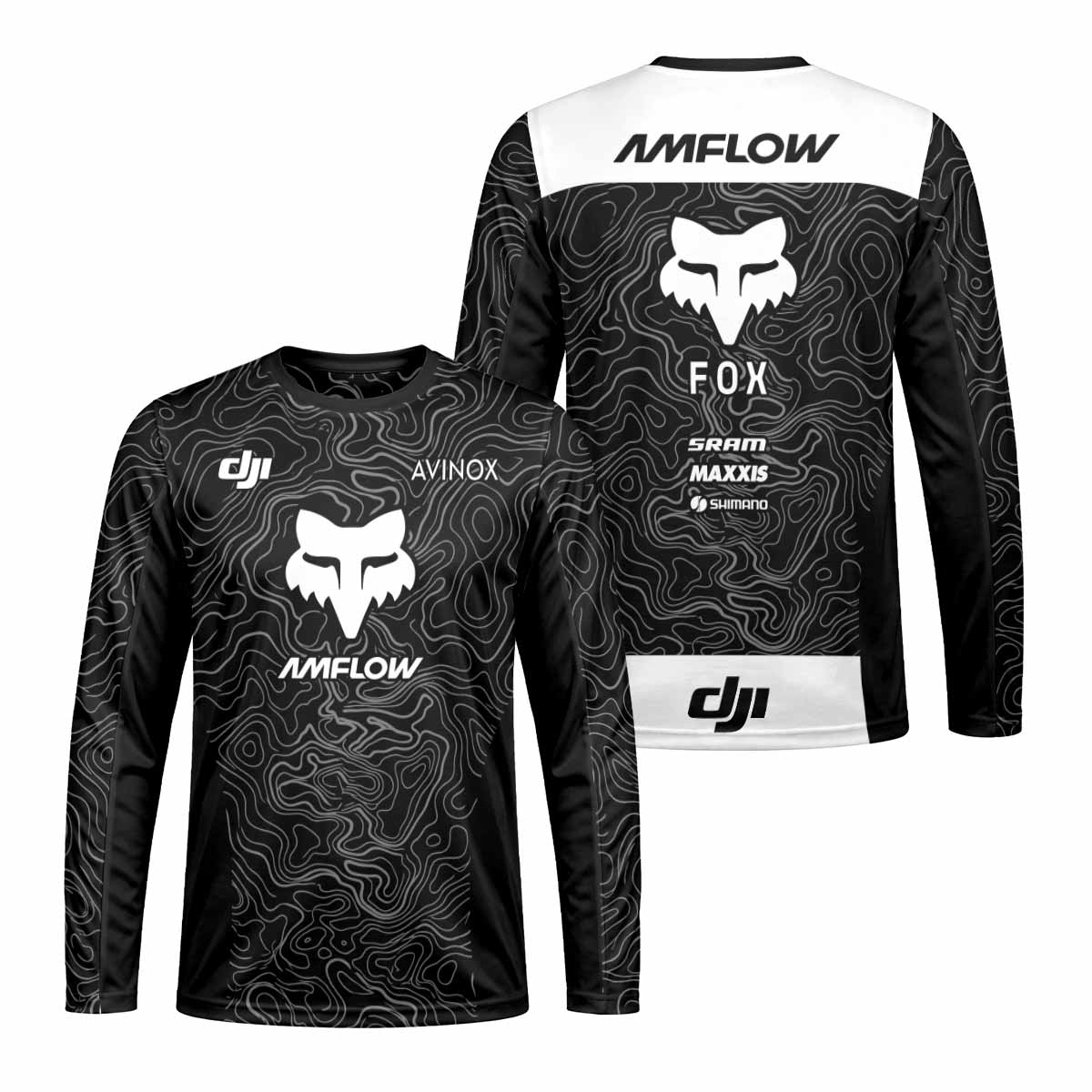 AMFLOW DJI Avinox Long Sleeve Mountain Bike Jersey