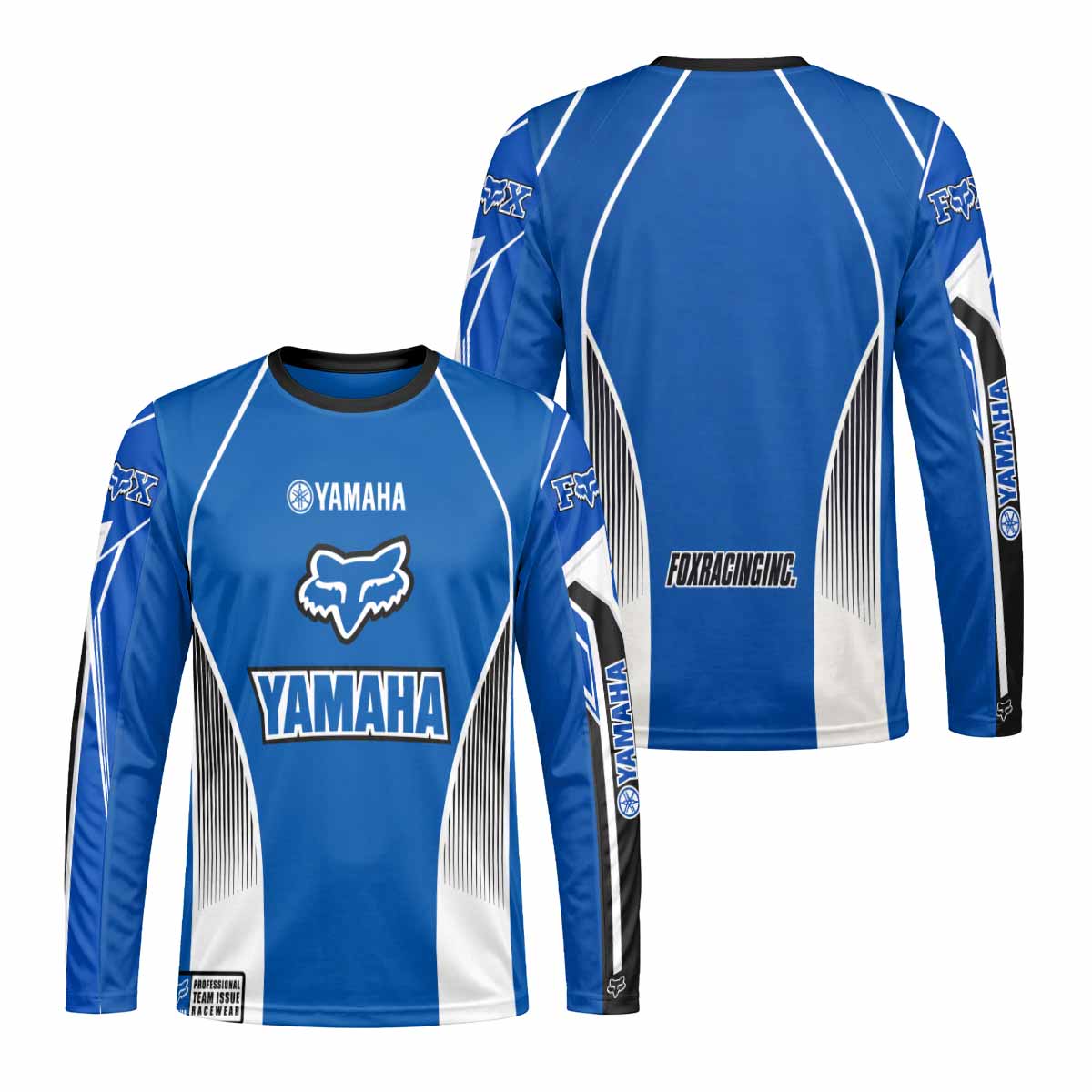 Vintage Fox Racing HC Yamaha Long Sleeve Motocross Jersey