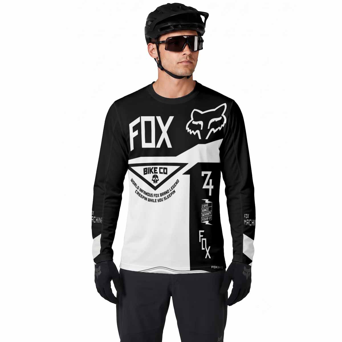 FOX 360 Machina Long Sleeve Mountain Bike Jersey