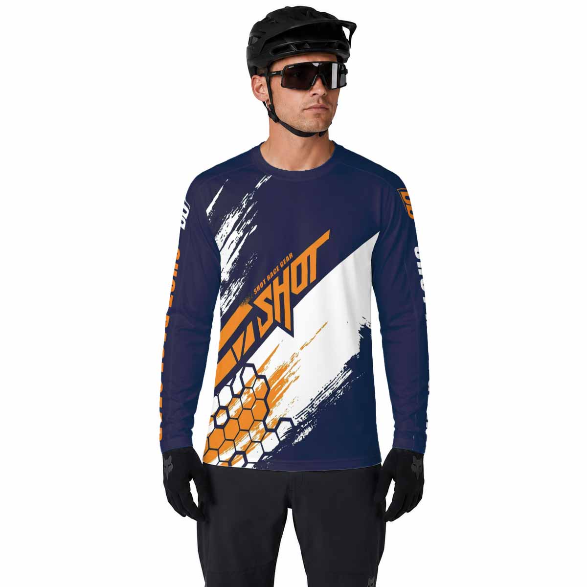 Shot Race Gear Long Sleeve Mountain Bike Jersey