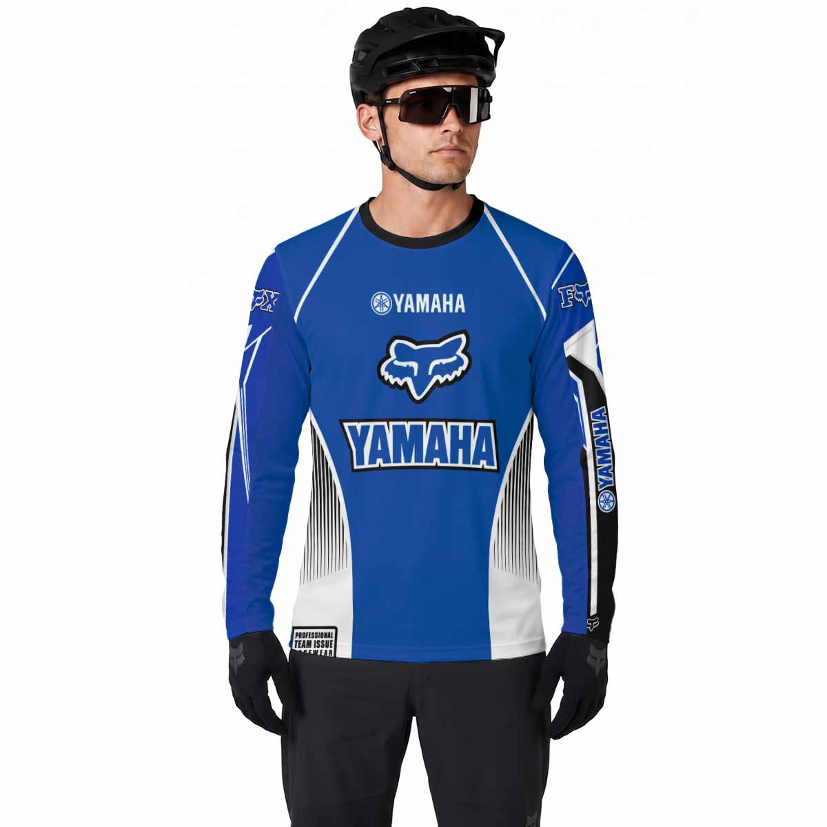 Vintage Fox Racing HC Yamaha Long Sleeve Motocross Jersey