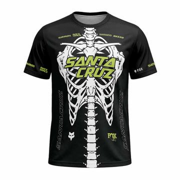 Santa Cruz Skeleton Short Sleeve Mountain Bike Jersey