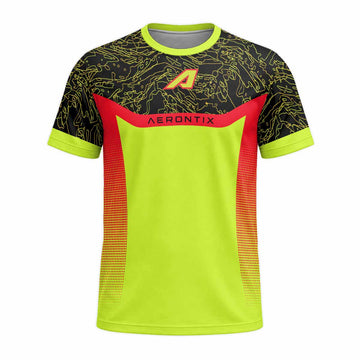 AERONTIX Hazard Topo Short Sleeve Mountain Bike Jersey