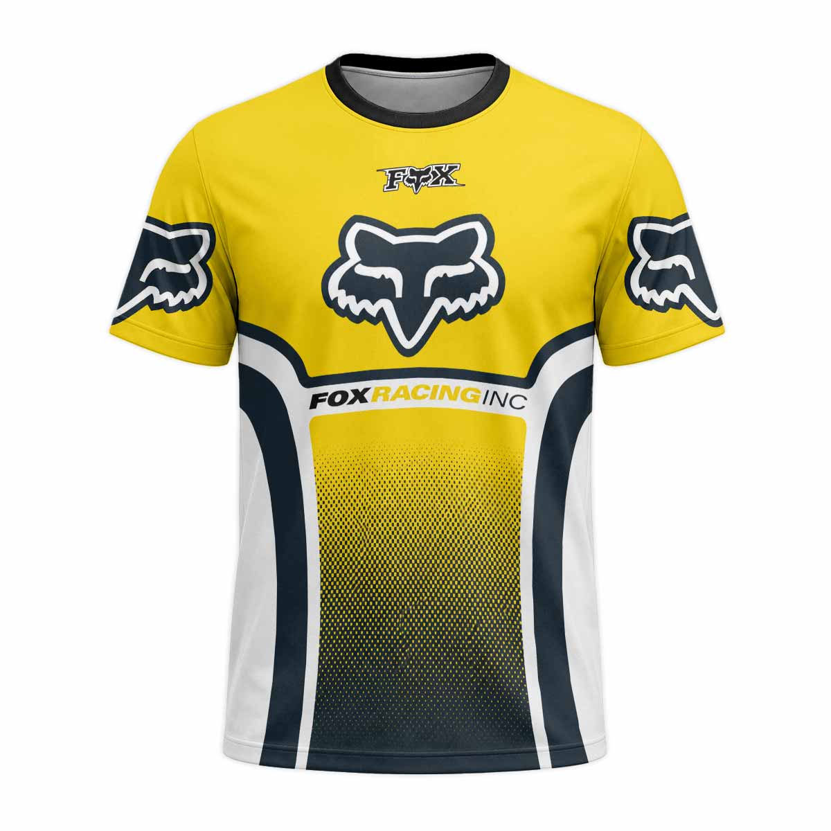 Vintage 90s Fox Racing Short Sleeve Motocross Jersey