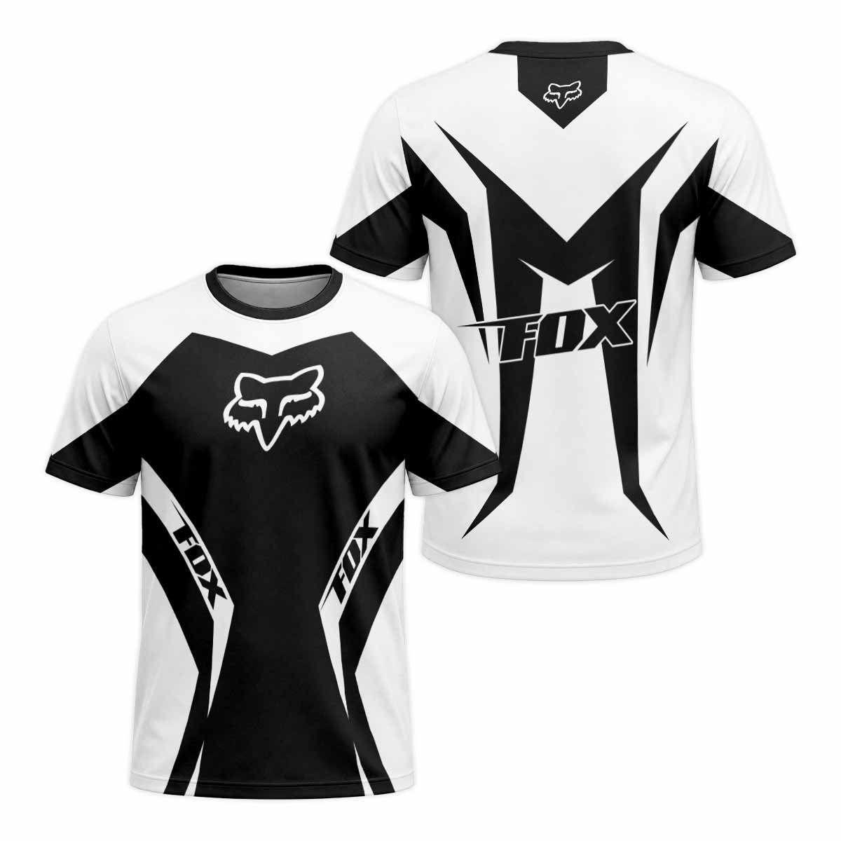 Fox Blackout Factory Short Sleeve Mountain Bike Jersey