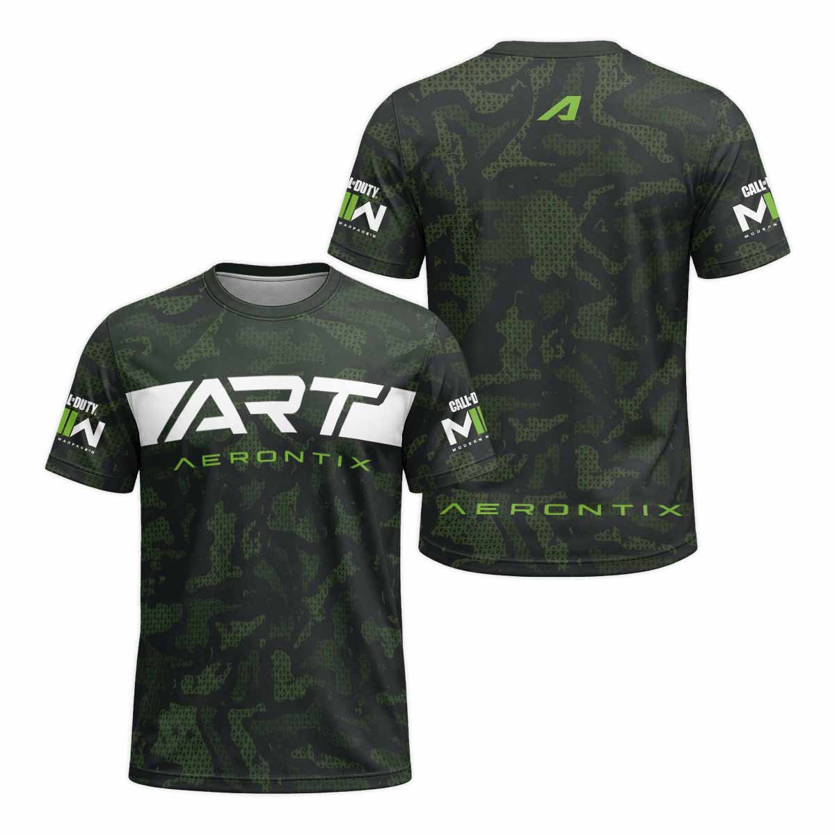AERONTIX Covert Ops Camo Short Sleeve Mountain Bike Jersey