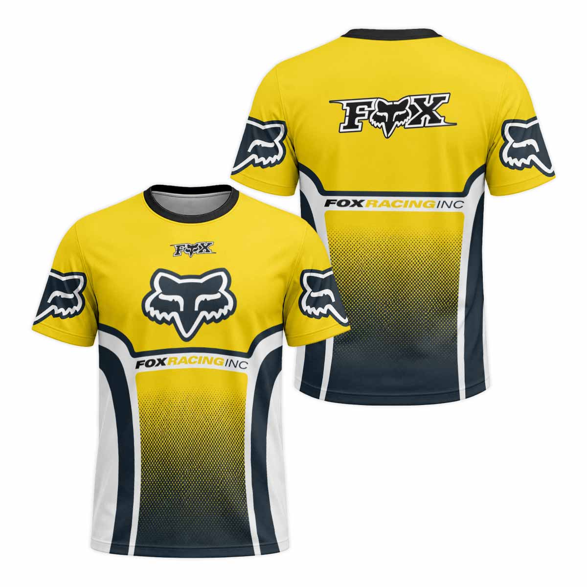 Vintage 90s Fox Racing Short Sleeve Motocross Jersey