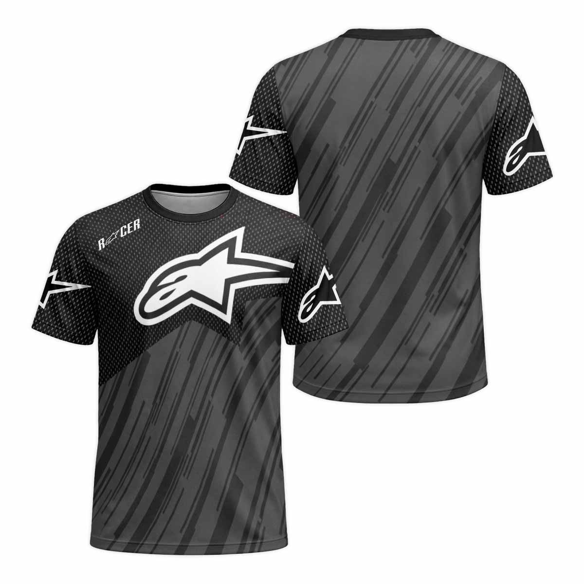 Alpinestars Stealth Linear Graphic Short Sleeve Motocross Jersey