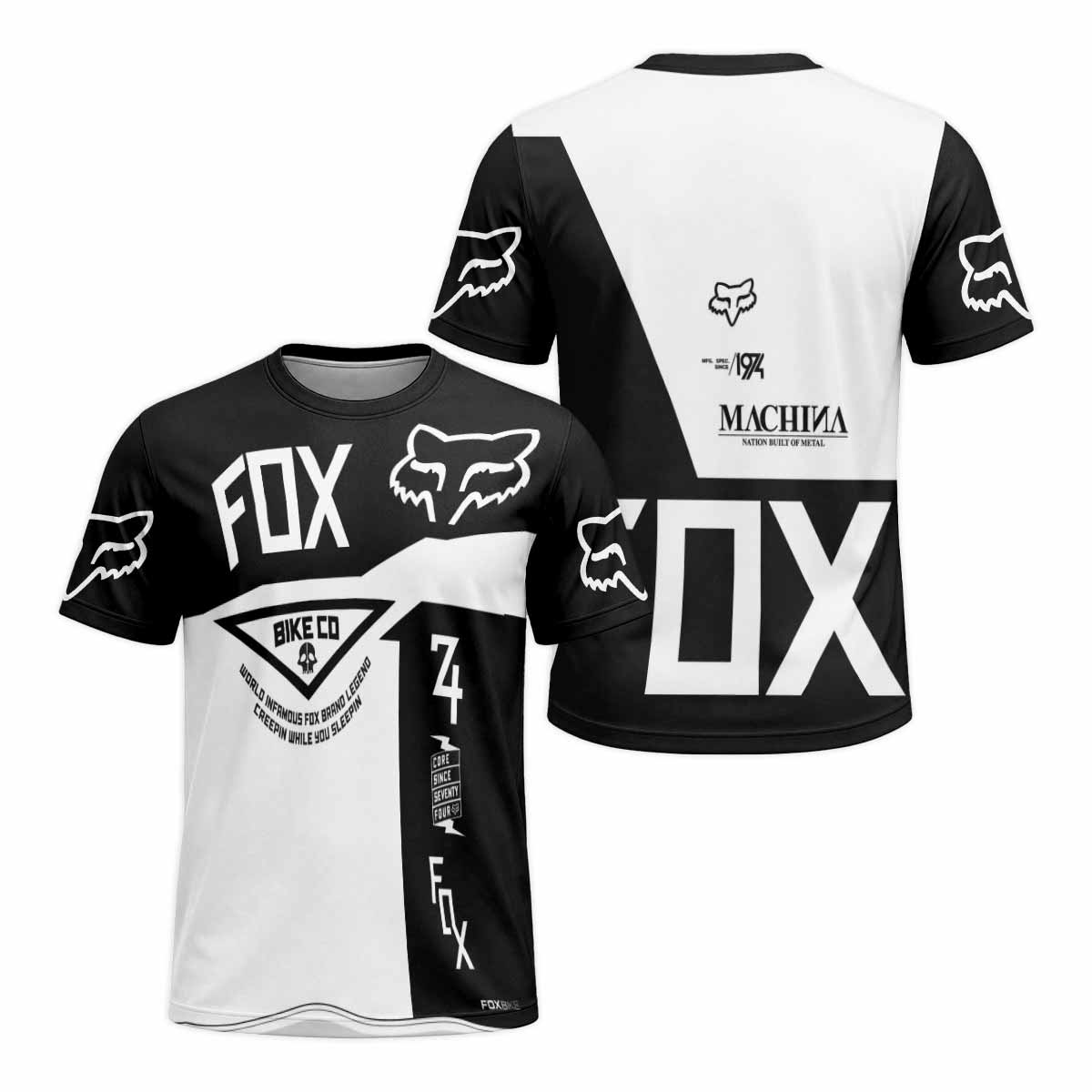 FOX 360 Machina Short Sleeve Mountain Bike Jersey
