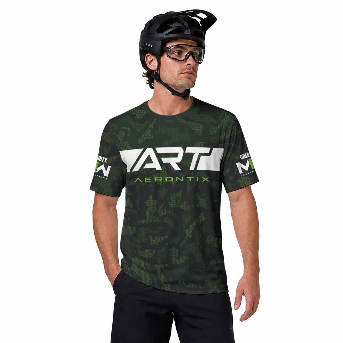 AERONTIX Covert Ops Camo Short Sleeve Mountain Bike Jersey