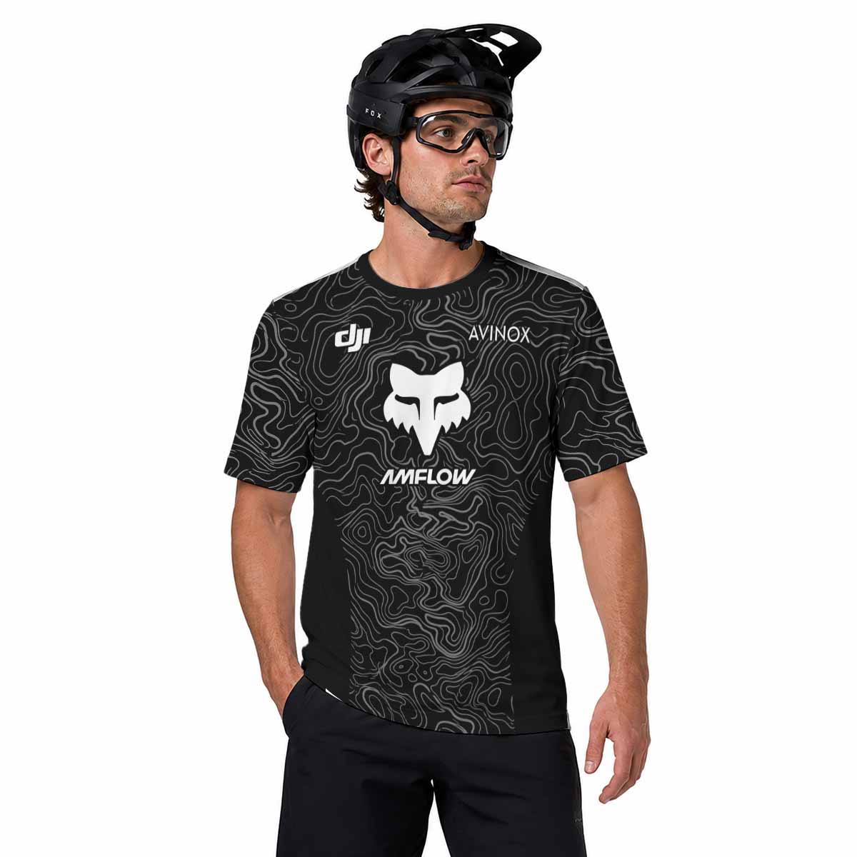 AMFLOW DJI Avinox Short Sleeve Mountain Bike Jersey