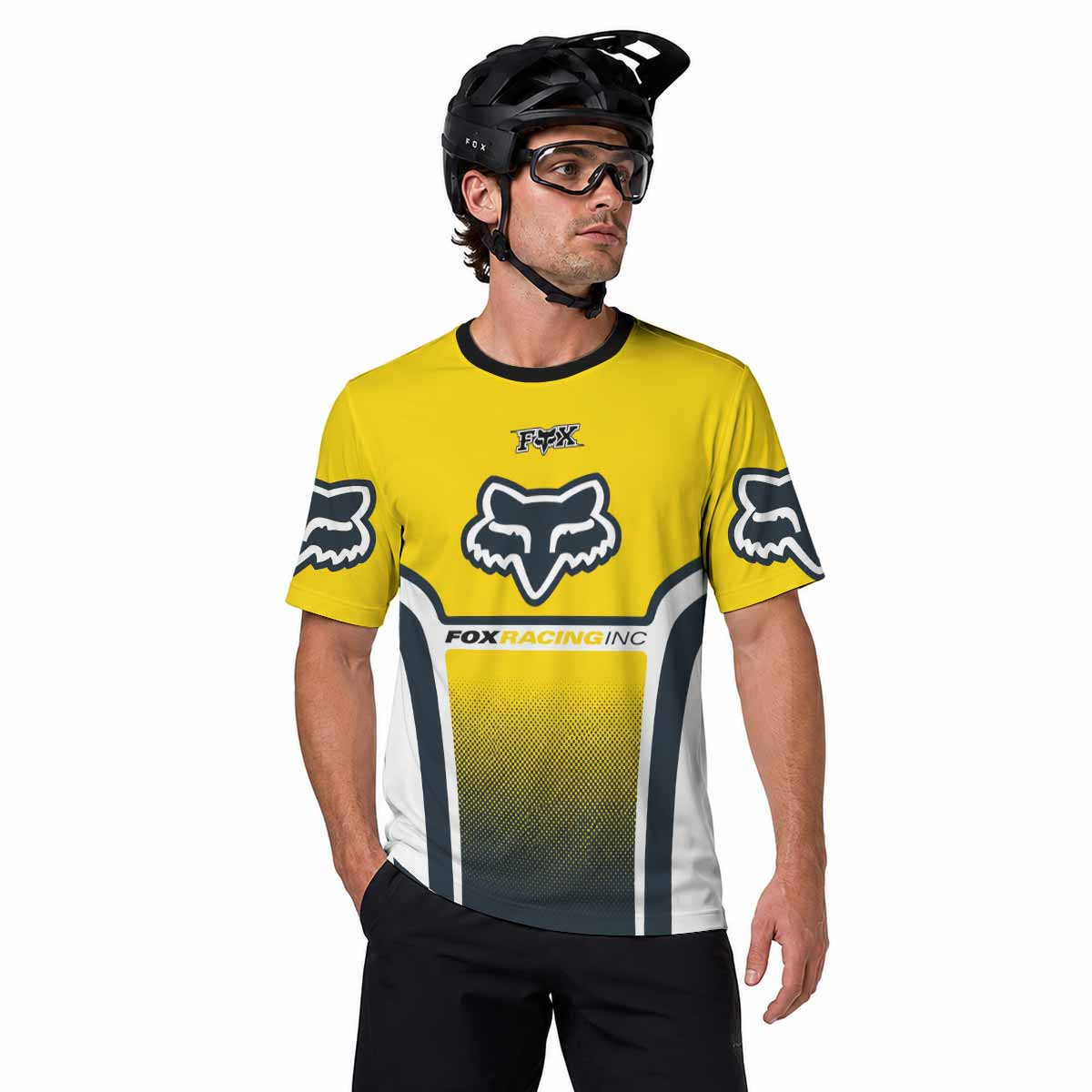 Vintage 90s Fox Racing Short Sleeve Motocross Jersey
